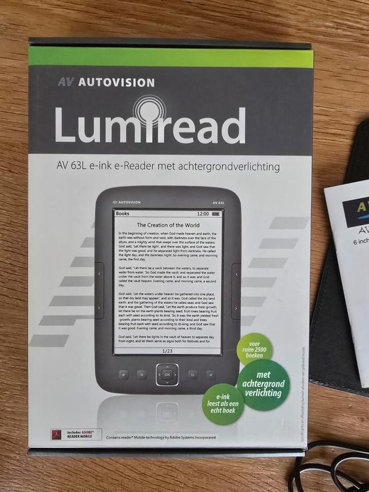 Autovision AV-63L (Voor handige Harry Werkt niet meer), Computers en Software, E-readers, Niet werkend, 6 inch of minder, 4 GB of minder