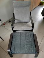 pöang fauteuil met voetbank, Ophalen, Gebruikt