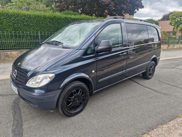 MERC VITO 115CDI AUTOMAAT 150PK.2ZITS GKVVK.BJ 2004.AIRCO, Auto's, Bestelwagens en Lichte vracht, Bedrijf, Te koop, ABS, Airbags
