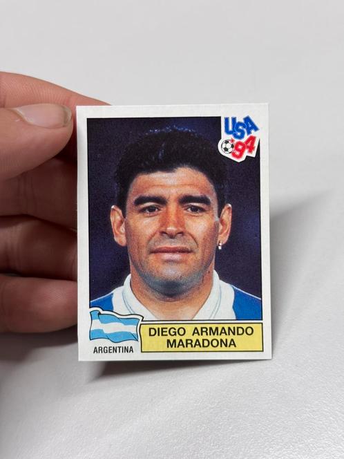 Autocollant Panini Diego Maradona Coupe 1994 USA n 248, Collections, Articles de Sport & Football, Comme neuf, Enlèvement ou Envoi