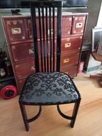 6 zwarte eetkamerstoelen, Ophalen