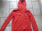 Trui (hoodie) rood met ritssluiting en kap JBC maat 146-152, Garçon ou Fille, Pull ou Veste, Utilisé, Enlèvement ou Envoi