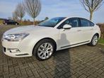 Citroën C5 2.0Hdi 163pk Exclusive(Bouw2010/104.000km)Automat, Auto's, Citroën, Zwart, 4 cilinders, Leder en Stof, Wit