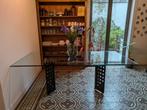 Glazen tafel 200x100 van Cattelan Italia, Huis en Inrichting, Ophalen, Zwart