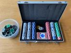 Poker set koffer, Hobby & Loisirs créatifs, Comme neuf, Enlèvement ou Envoi