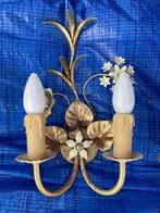 Wandverlichting retro jaren '80 in originele staat, Ophalen, Gebruikt, Metaal, Retro