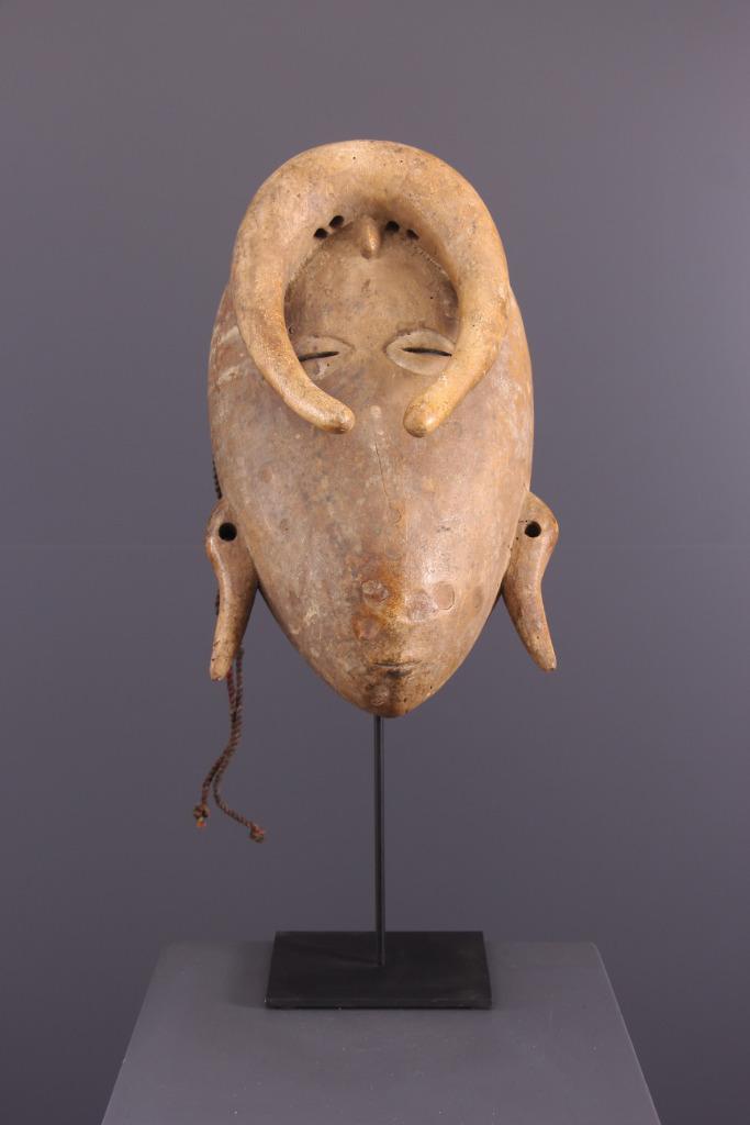 Art Africain - Masque Ligbi zoomorphe, Antiek en Kunst, Kunst | Niet-Westerse kunst, Ophalen of Verzenden