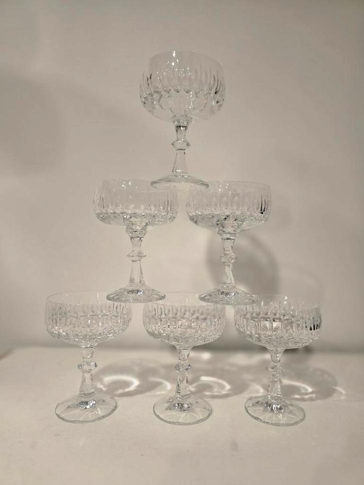 Schott-Zwiesel Tango champagne glazen kristal, Antiek en Kunst, Antiek | Glaswerk en Kristal, Ophalen of Verzenden