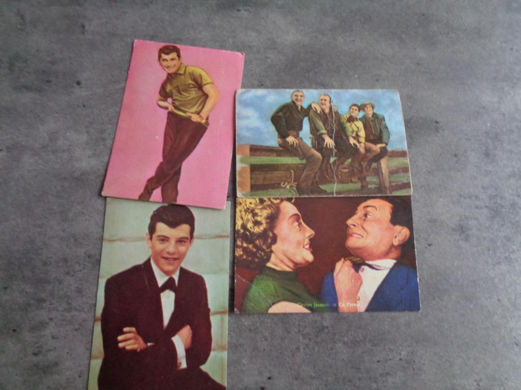 MAPLE LEAF GUM MONTY PLAATJES PRENTEN 4 X JAREN 60 REEKS  O, Verzenden