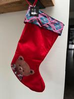 Rode kerstsok met afbeelding beer, Enlèvement ou Envoi, Neuf