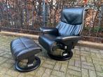 Sublieme Stressless relaxfauteuil & hocker, Ophalen of Verzenden, Leer