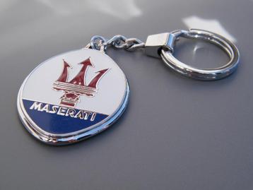 MASERATI - Geëmailleerde chromen sleutelhanger, Ghibli, 222, Auto's, Particulier, Te koop, Ghibli