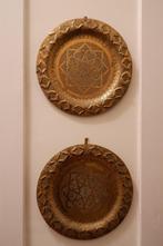 assiettes decoratives  en cuivre, Ophalen of Verzenden, Koper
