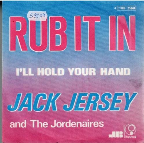 Vinyl, 7"   -   Jack Jersey And The Jordenaires* – Rub It In, Cd's en Dvd's, Vinyl | Overige Vinyl, Overige formaten, Ophalen of Verzenden