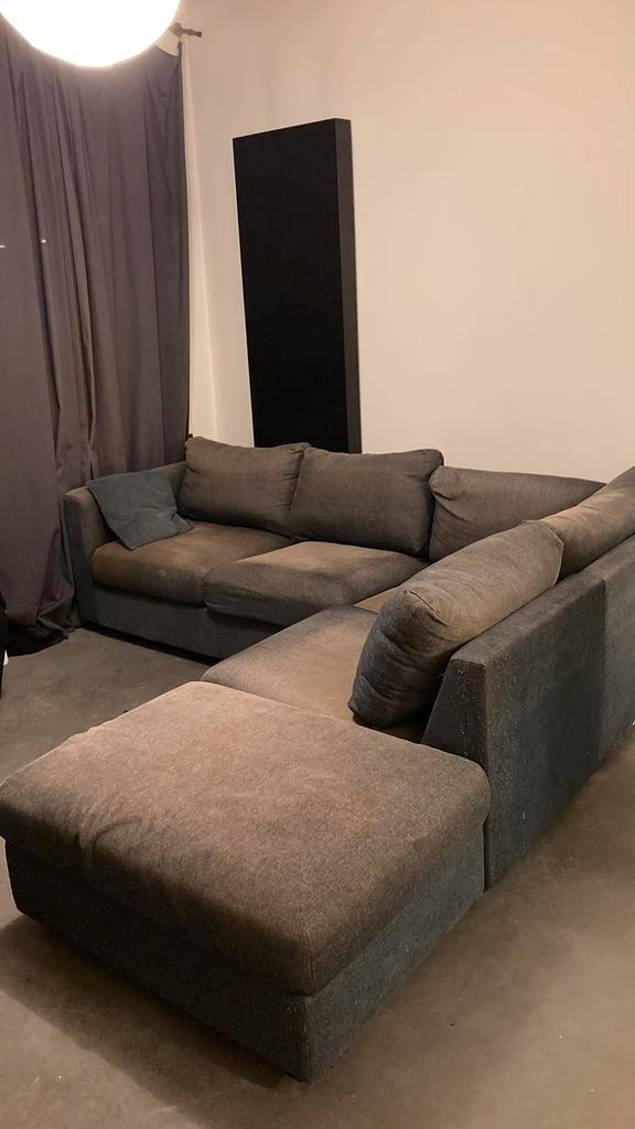Fauteuil d'angle 5 places IKEA VIMLE gris foncé, Maison & Meubles, Canapés | Sofas & Chaises Longues, Utilisé, Quatre personnes ou plus