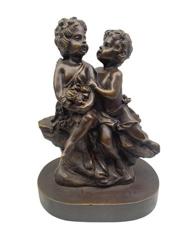 Brons met kinderen — gesigneerd Auguste Moreau beschikbaar voor biedingen