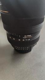 Objectif Sigma 24-70mm 2.8 Nikon, Comme neuf, Enlèvement ou Envoi