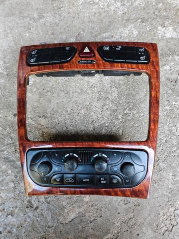 Mercedes C-Klasse W203 Middenconsole houtlook + klimaatunit  beschikbaar voor biedingen