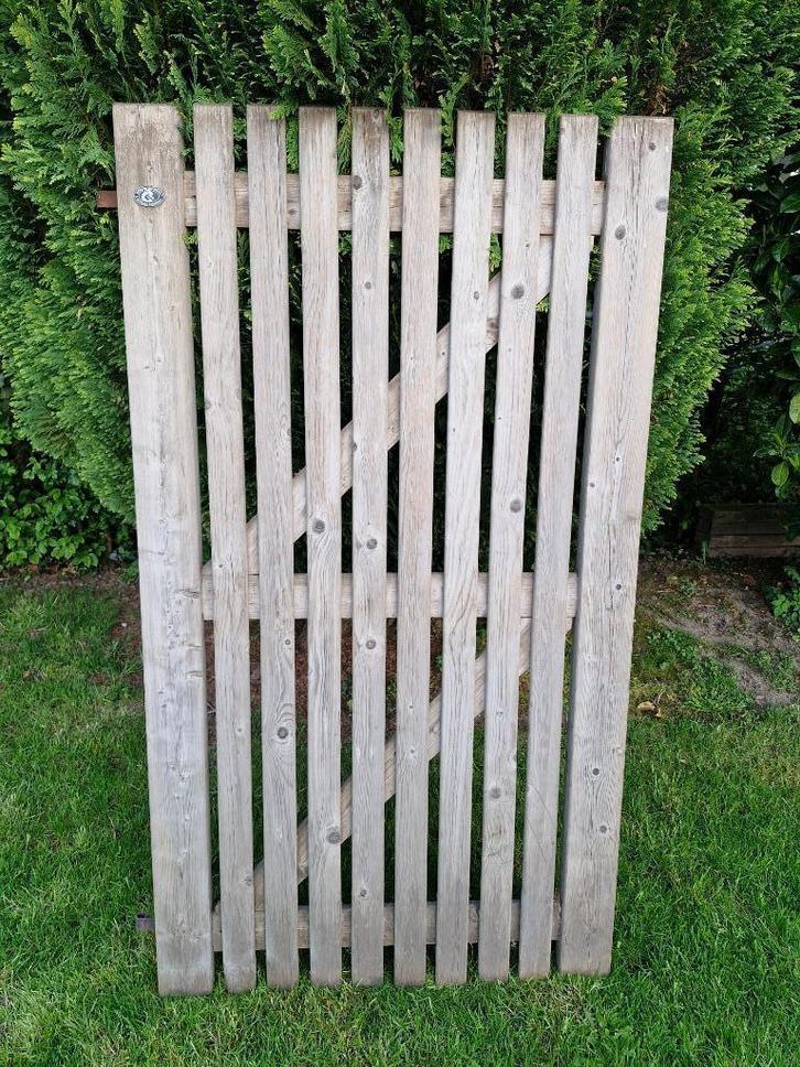 Barrière en bois, Tuin en Terras, Schuttingen, Gebruikt, Hout, 1 tot 2 meter, Minder dan 3 meter, Ophalen