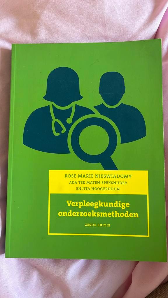 Rose Marie Nieswiadomy - Verpleegkundige onderzoeksmethoden, Boeken, Schoolboeken, Zo goed als nieuw, Economie, Ophalen