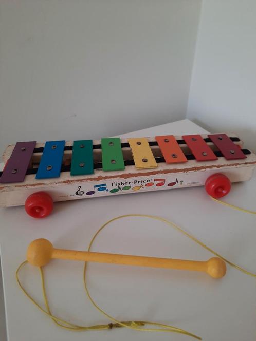 Vintage fisher price xylofoon, Kinderen en Baby's, Speelgoed | Houten speelgoed, Gebruikt, Ophalen
