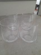 4  Design waterglazen. (NIEUW), Glas of Glazen, Nieuw, Ophalen of Verzenden, Glas
