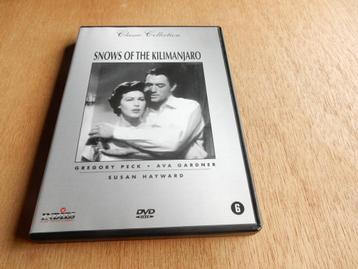 nr.1436 - Dvd: snows of the kilimanjaro - klassieker - 1952 beschikbaar voor biedingen