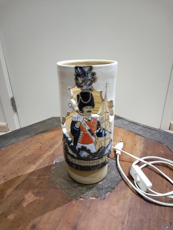Lampe poterie Biron, Sainte Rolende Gerpinnes, Antiquités & Art, Antiquités | Céramique & Poterie, Enlèvement