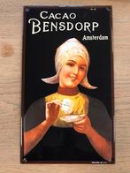 Bensdorp emaille reclamebord, Ophalen of Verzenden, Zo goed als nieuw, Reclamebord