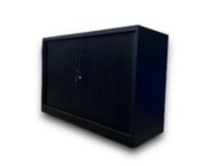 Nieuwe archiefkast/roldeurkast (staal) mat zwart 80x120x45, Huis en Inrichting, Kasten | Roldeurkasten en Archiefkasten, Nieuw