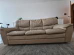 3 zit lederen bank Italsofa, kleur creme, Ophalen, Gebruikt, Driepersoons, Leer