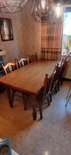 Eettafel met 6 stoelen, Huis en Inrichting, Complete eetkamers, Ophalen, Zo goed als nieuw, 4 tot 6 stoelen