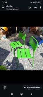 2 Metalen stoelen, Ophalen, Gebruikt, Metaal