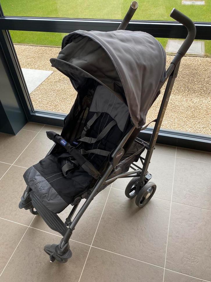 Chicco Liteway 4 buggy supercompacte, Kinderen en Baby's, Buggy's, Gebruikt, Zonnekap, Ophalen