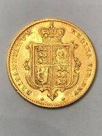 Munt goud Groot Brittanië half sovereign 1844 Victoria, Ophalen, Overige landen, Losse munt, Goud