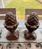Gietijzeren dennenappels met haken nieuw, Tuin en Terras, Ophalen of Verzenden, Zo goed als nieuw