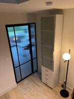 Kast met glazen deur en 4 schuiven, Huis en Inrichting, Ophalen, Zo goed als nieuw