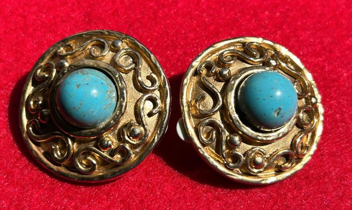 Rare Boucles d'Oreilles Vintage Edouard Rambaud Paris, Bijoux, Sacs & Beauté, Bijoux anciens, Boucles d'oreilles, Or, Enlèvement ou Envoi