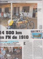 Moto FN quatre cylindres année 1910 collection, Envoi, Utilisé