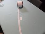 Rol van 25 meter met witte nylon ritssluiting per meter, Ophalen of Verzenden, Nieuw, Rits of Sluiting