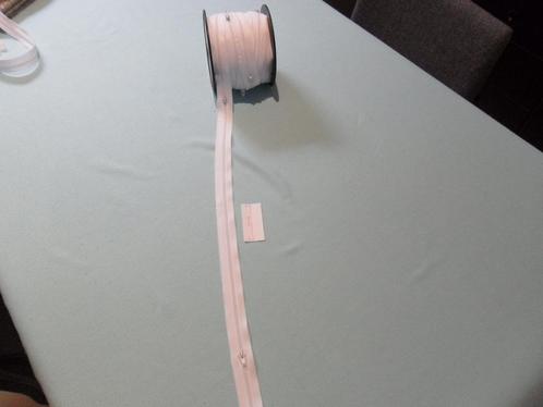 Rol van 25 meter met witte nylon ritssluiting per meter, Hobby en Vrije tijd, Naaien en Fournituren, Nieuw, Rits of Sluiting, Ophalen of Verzenden