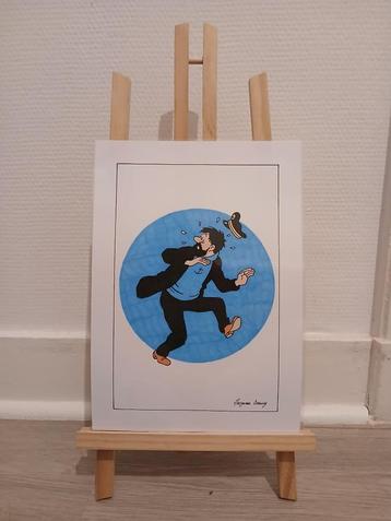 Poster van Kuifje beschikbaar voor biedingen