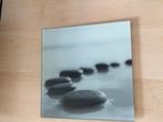 Glazen vierkante decoratie onderlegger 20x20cm, Ophalen, Zo goed als nieuw