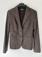 Blazer, gespikkeld bruin, size M, Benetton, Kleding | Dames, Jasjes, Kostuums en Pakken, Bruin, Benetton, Jasje, Gedragen
