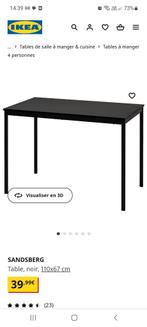 Table Tarendo Ikea, Maison & Meubles, Bureaux, Comme neuf, Enlèvement ou Envoi