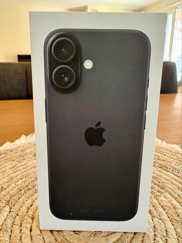 iPhone 16 black 128 GB neuf boîte scellée beschikbaar voor biedingen