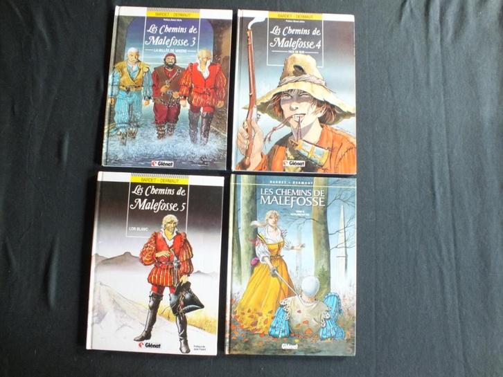 DE WEGEN VAN MALEFOSSE (8 ALBUMS INCLUSIEF 2 EO). GLEN EDITI, Boeken, Stripverhalen, Zo goed als nieuw, Complete serie of reeks