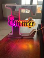 Lampe néon LED personnalisée «  Emma », Enlèvement ou Envoi, Comme neuf, Synthétique, Décoration