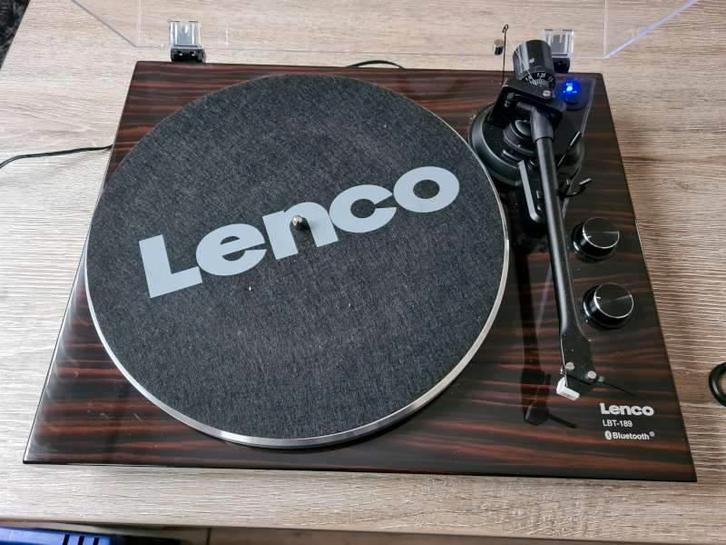 Lenco LBT-189 Platenspeler met USB en BlueTooth, TV, Hi-fi & Vidéo, Tourne-disques, Comme neuf, Tourne-disque, Autres marques