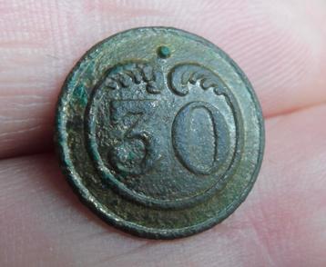 Uniformknoop Napoleon 30e Regiment d'Infanterie beschikbaar voor biedingen